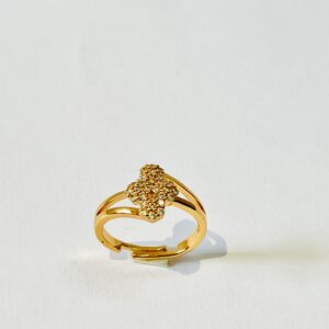 Shimmering Haze - Gold Plated Ring