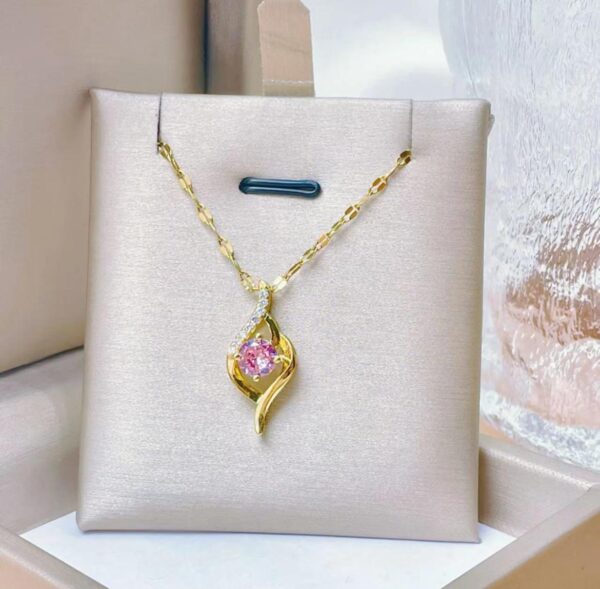 Pink Stone Chain