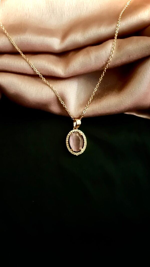 Pink Stone Pendant