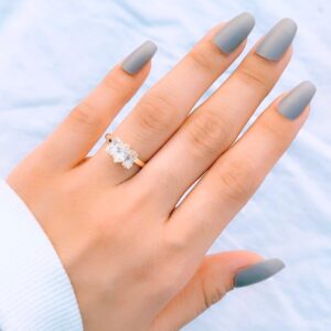 Crystal Oval Ring