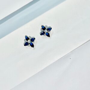 Blue CZ Studs