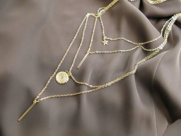 LAYERS OF LUXE -Layered Neck piece - Image 2