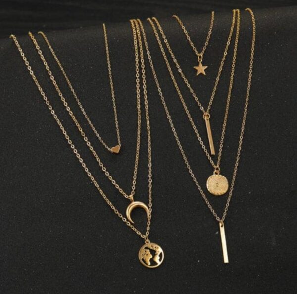 LAYERS OF LUXE -Layered Neck piece - Image 3