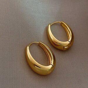 18k gold plated Minimal Hoops